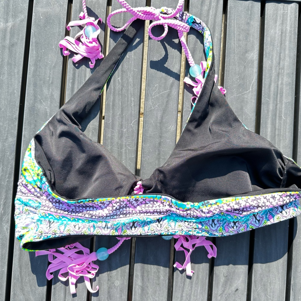 Victoria Secret Reversible Swim Top - Picture 2 of 3